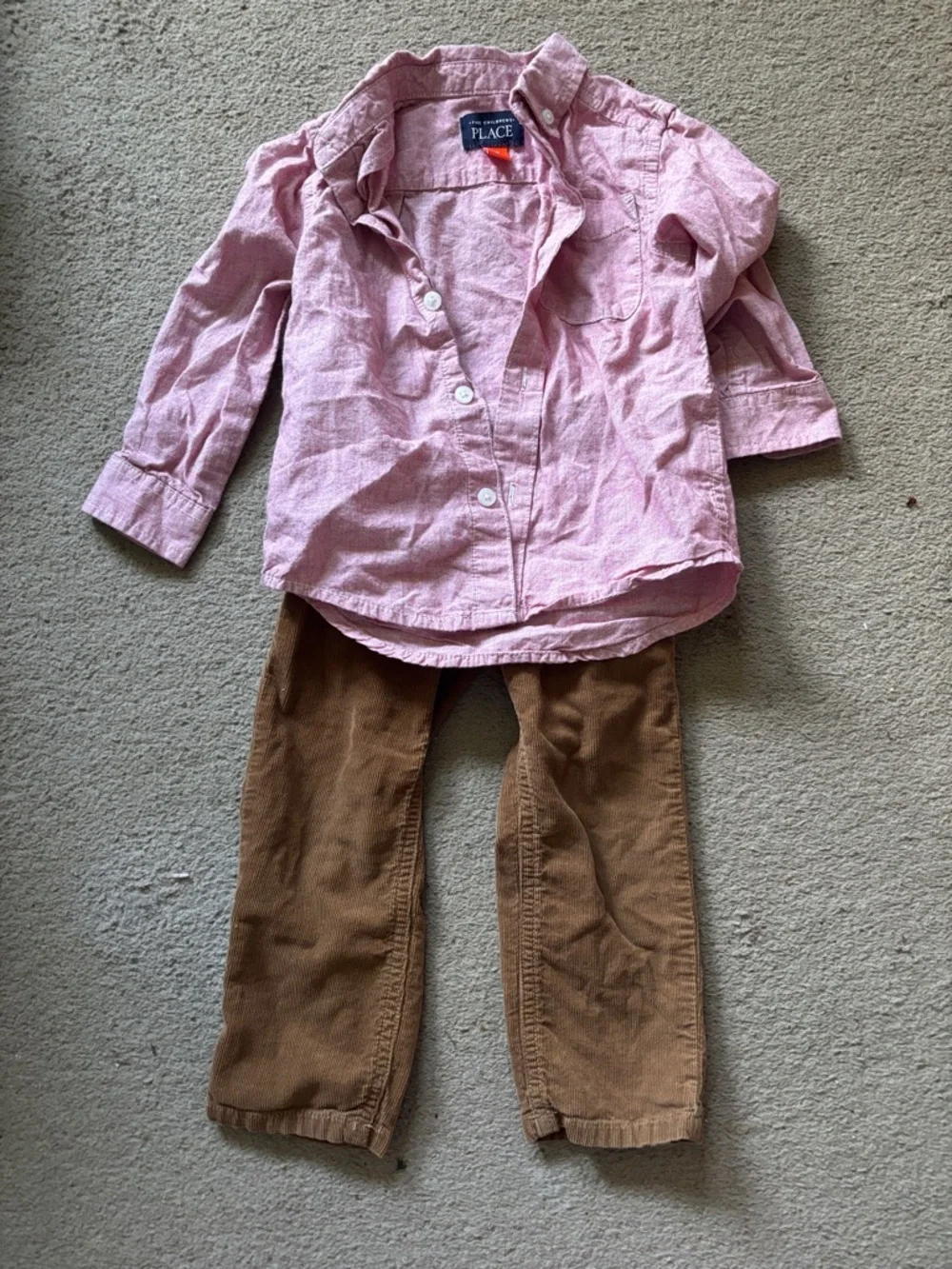 The Children's Place Light Pink Toddler Button Shirt - Picture 3 of 7